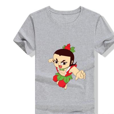 China Droog de Geschikte o-T-shirt van de Halspolyester met Volledige Kleurendruk S M L Te koop
