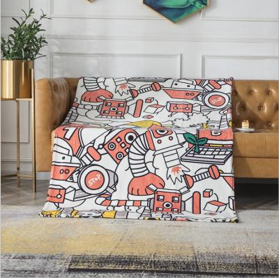 China de 100*140cm Gedrukte Deken van de Flanel Algemene, Warme Dik gemaakte Vacht Te koop
