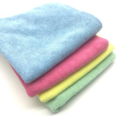 China Sustainable Standard Microfiber Cloth 40x40cm Microfiber Terry Towel Warp Knitted Microfiber Cloth for sale