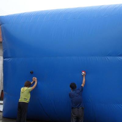 China Hotels Custom made Pillow Rectangular Onion shape PVC fabric Long-life time Water storage tank PVC water bag In big size capacity for sale