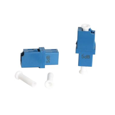 China plastic 15dB LC SC APC Fixed Fiber Attenuator Male To Female for sale