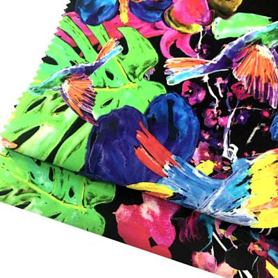 China Good Quality Shaoxing Pure Textile Supplier 100% Digital Printed Rayon Designer Fabric For Women Shirt for sale