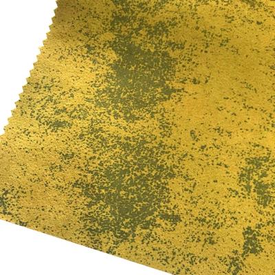 China Pure Garment Home Textile Knitted Beautiful Color 95% Polyester Scuba Printed Suede Fabric for sale
