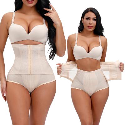 China Amazon Antibacterial High Quality Plus Size Lace Lift Hip Girdle High Waist Butt Lifter Postpartum Body Shaping Beauty Shapers Panties for sale