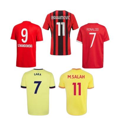 China 2021 thai quality football jersey thailand soccer jersey sets wholesale soccer wear thailand jersey 2021 for sale