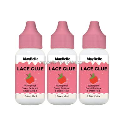 China Wholesale Private Label Plug Invisible Hair Extension Invisible Watermelon Sniffed Lace Glue For Wig 1oz 38ml Lace Glue Waterproof for sale
