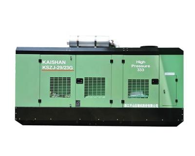 China Low price lubricated heavy duty diesel borehole water well drilling rig and screw using screw air compressor 118-412 kw for sale