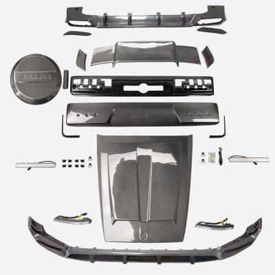 China W464 Carbon Fiber Body kit 2019-2022Upgrade to B-brabus style Car Wide auto Kit For BENZ G CLASS W464 G63 Carbon Fiber Body kit Car bumpers for sale