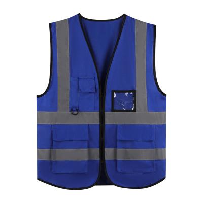 China High Visibility Anti-wrinkle Reflective Vest Building Safety Reflective Brand Engineering Reflective Vest for sale