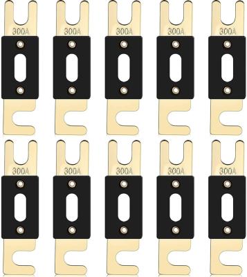 China Safe Voltage 300 Amp ANL Fuses Gold Plated 300A ANL Fuse for sale