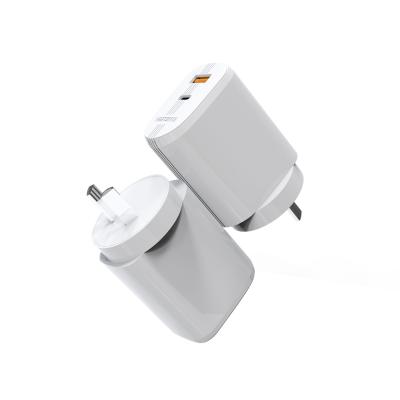 China Mobile Phone RCM SAA Certificate AU PD20W+QC2.0/QC3.0 Quick Charge Charger Kit For Mobile Phone IPHONE for sale