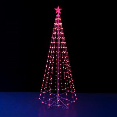 China Christmas Factory Supply Light Color Changing 1.8m High Led Christmas Tree For Holiday Decoration Use for sale