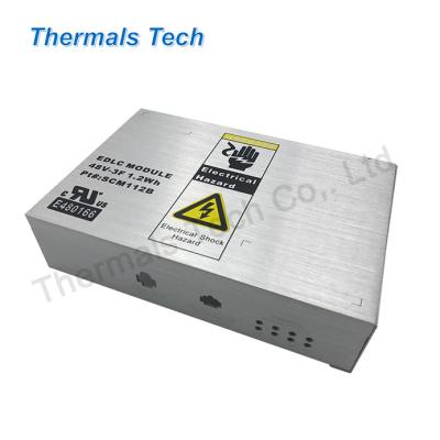 China Custom Electronic Aluminum Extruded Heatsink Profile Enclosure Case For EDLC Module PCB Chassis for sale