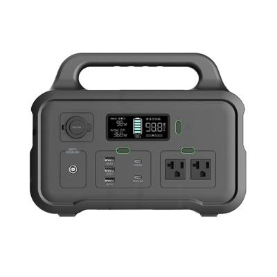 China Type C Power 600W Outdoor Home Portable Convenient Charging Station Lithium Battery Solar Storage for sale