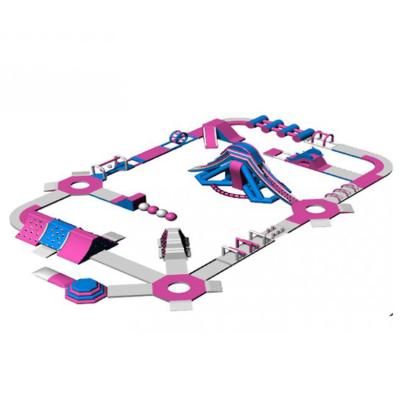 China Outdoor Entertainment Customized Outdoor Water Games Aqua Park Professional Inflatable Floating Water Park For Sale for sale