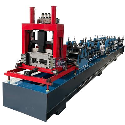 China 80-300mm Size Changeable C Purlin Making Machine C Purlin Roll Former for sale