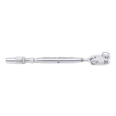 China Bridge Railings High quality Stainless Steel T316 quick attach Rigging Screw Swageless Toggle Terminal For Steel Wire Rope for sale