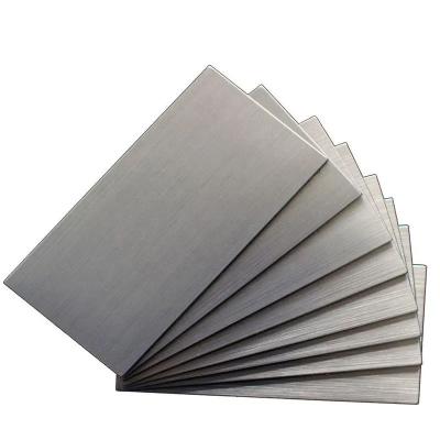 China Construction quality alloy mirror 0-3mm thick stainless steel checkered wire drawing plate 202 and 304 306 316 416 20mm for sale