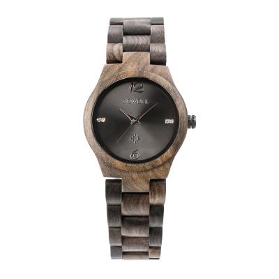 China Hot Selling Non-specific Quartz Ladies Wristwatch Fashion Girl Wrist Watch OEM Wooden Custom Logo Women's Non-Specific Wooden Watches at Cheap Price for sale