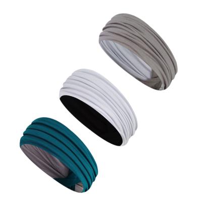 China Daily wholesale a large selection of sweat-absorbent ladies knotted yoga wearing headband for sale