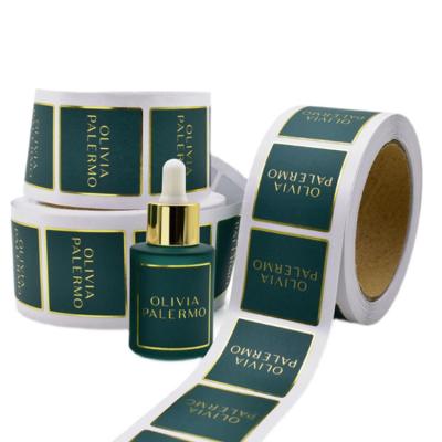 China Etiquetas revestidas plásticas impermeáveis feitas sob encomenda das etiquetas de 50MM para garrafas plásticas dos cosméticos à venda