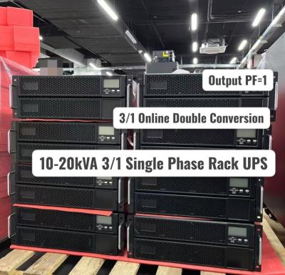 China 3/1 Rack Mounted UPS Power Supply 10kVA 15kVA 20kVA for sale
