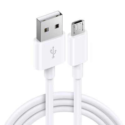 China High Quality Android Single Cord 60cm Power Cord Mike V8 White Charging Cord for sale