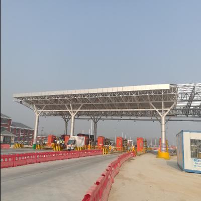 China Q235B de Luifelbouw die van het tolplein Gegalvaniseerde Quilk-Installatie buigen Te koop
