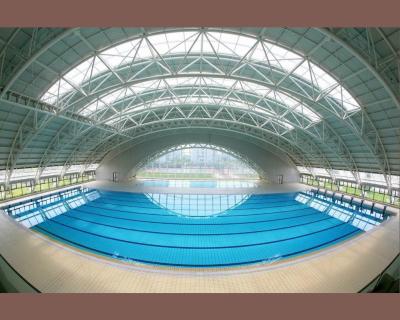 China Stahlraumrahmen für Schwimmbecken Deckenstrukturen Dauerhafte und elegante Lösungen zu verkaufen