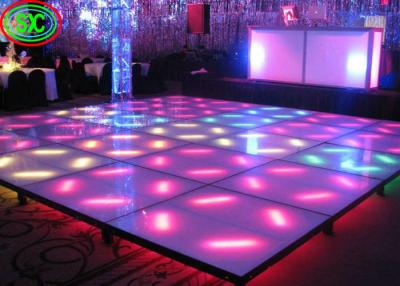 China 32768 pixeles/Sqm Dance Floor interactivo SMD 2727 llevaron la lámpara para hacer publicidad/Car Show en venta