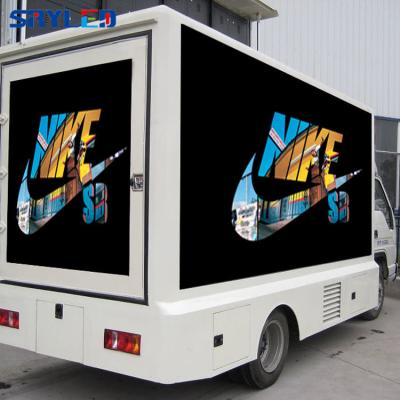 China P6 para publicidad exterior Pantalla LED móvil Impermeable Vehículo/Van/Camión Cartel LED montado en venta
