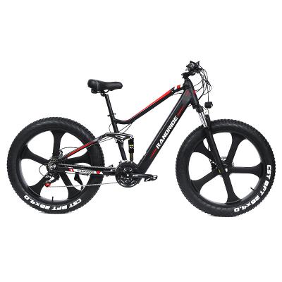 China Aluminum Alloy 48V 500W750-watt Mountain Electric Bike Lithium Battery 26 Speed High Power Snow Covered Inch 9 Inch Electric Bike for sale