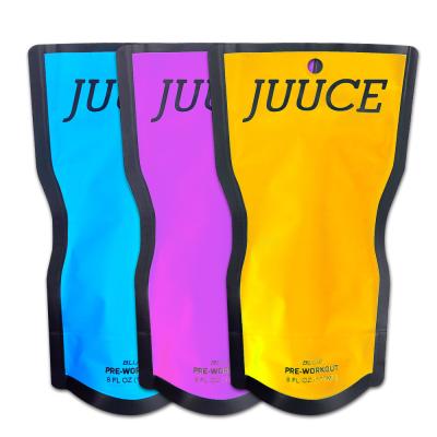 China Hand Cream Liquid Smell Proof Mylar Zipper Stand Up Pouch Custom Square Bottom Bag for sale