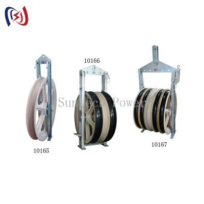 China 1040 Series Large Diameter Rope Pulley Customized Overhead Transmission Line Tools for sale
