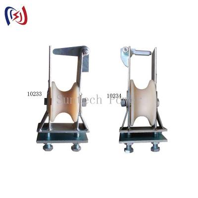 China Swerve Skyward Wire Stringing Blocks 25mm - 400mm Double Sheave Pulley Block for sale