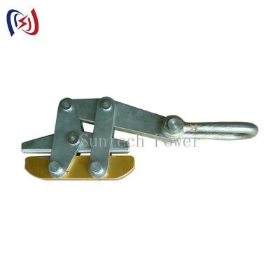 China 200KN Anti Twist Steel Rope Come Along ClampConductor Gripper Cable Pulling Clamp for sale