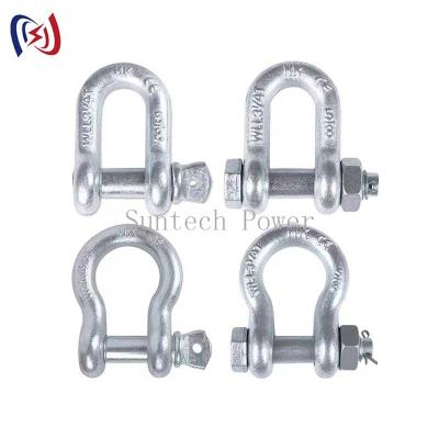 China Steel Pilot Wire High Strength Galvanized Shackle For Construction Works for sale