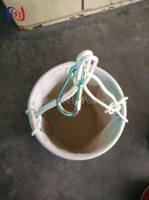 China High Altitude 250mm Cylindrical Canvas Bag Stringing Aerial Cable Transmission Line Stringing Tools for sale