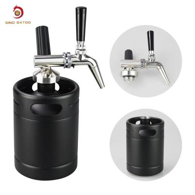 China Fabricantes de café fríos nitro negros del brebaje 64oz, Mini Nitro Cold Brew Keg de acero inoxidable en venta