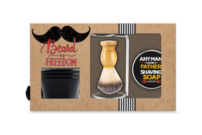 Chine 4pcs Mens Grooming Gift Sets Includes Shave Soap, Beard Brush, Shaving Foam Bowl, Shaving Brush Storage Rack à vendre