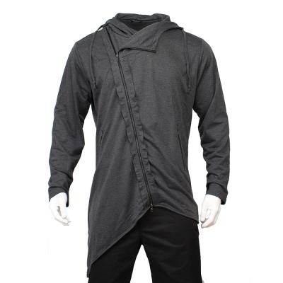 China Shinesia Reversible Mens Hoodies Plus Size Irregular Edge Fitted Sports Lightweight Comfortable Outdoor Gym Casual Zipper Hoodie for sale