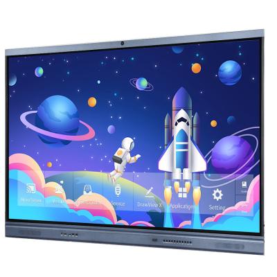Cina 55/65/75/86/100/110 pollici 4K Multi Touch Screen Smart LCD Display Electronic Digital Interactive Smart White Board per le sedute in classe in vendita