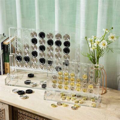 China Safe Express Package Clear Acrylic Connect Four Game à venda