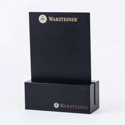 China Brand Advertising Luxury Acrylic Table Display Menu Insert Stands Tabletop Display à venda