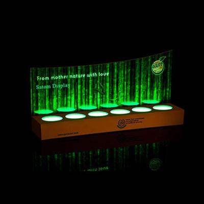 Chine OEM LED Liquor Drink 6 Bottles Glorifier Display Rack Shelves Luxury Bar And Liquor display à vendre