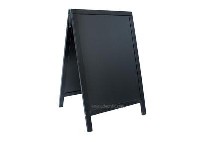 China A-Frame Custom Double-Sided Sidewalk Sandwich Board Advertising Chalkboard for sale