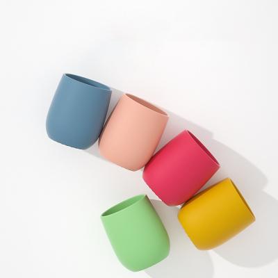 China 60*65MM Lebensmittelqualität Silikon Trinkbecher für Kinder Wiederverwendbar Customized Logo akzeptabel zu verkaufen