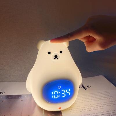 China Sleep Trainer Clock With Soft Night Lights For Kids Intelligent Sleep Aid for sale