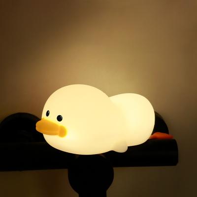 China Creative Cartoon Led Silicon Night Light Children's Bedroom Bedside Light USB Charging for sale