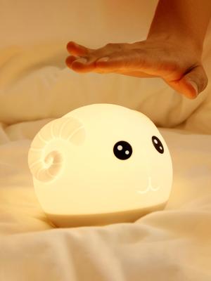 China Support Bluetooth Function Silicone Night Light Animal Cute Sheep With USB As Gifts For Children for sale